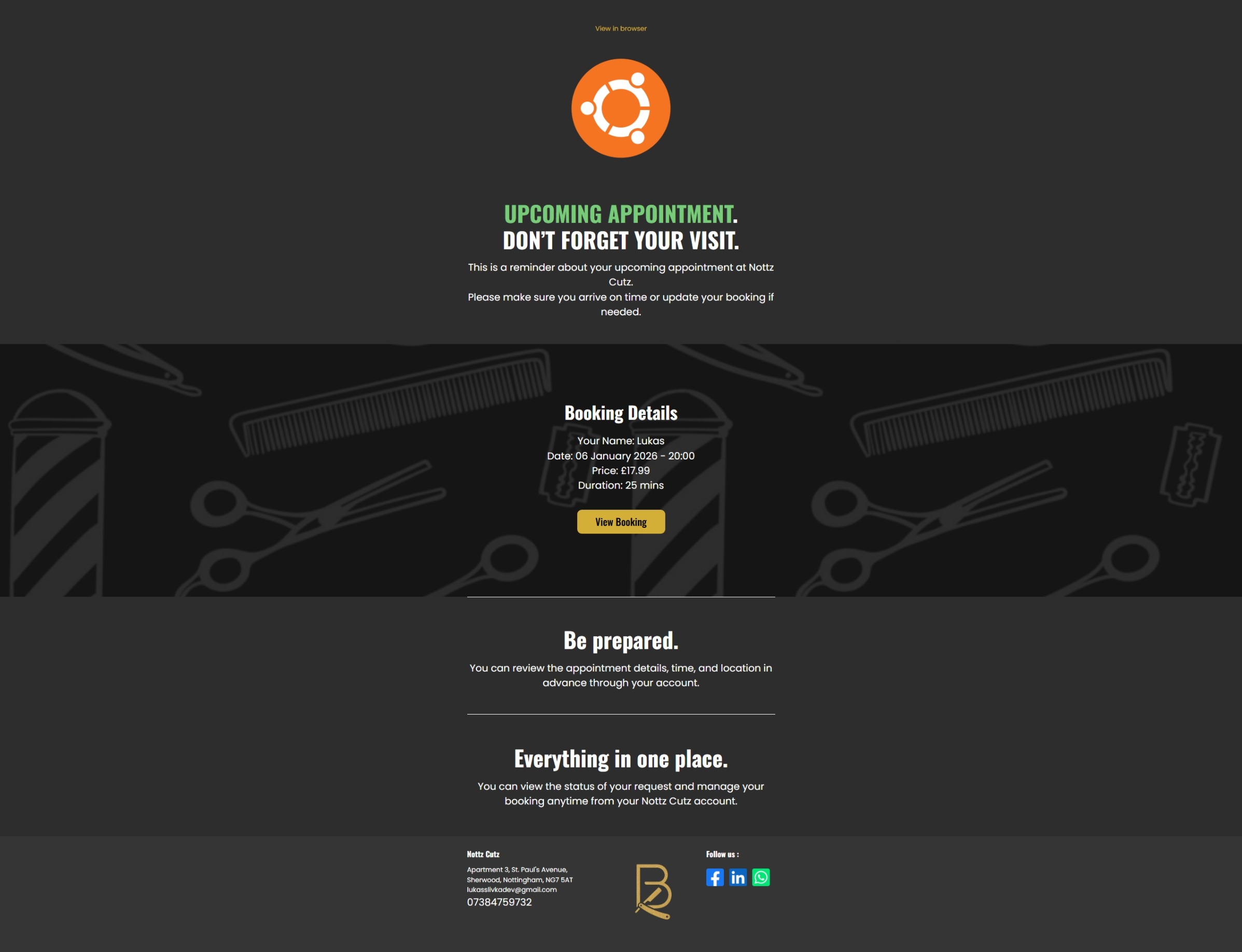 Automated Email Templates Now Live in BarberCore.uk